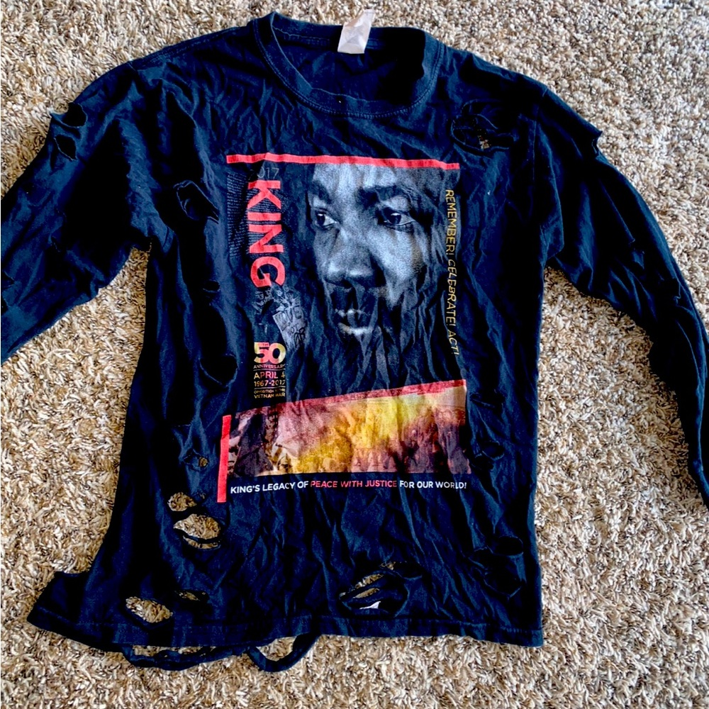 Martin Luther King Cut Up Long Sleeve